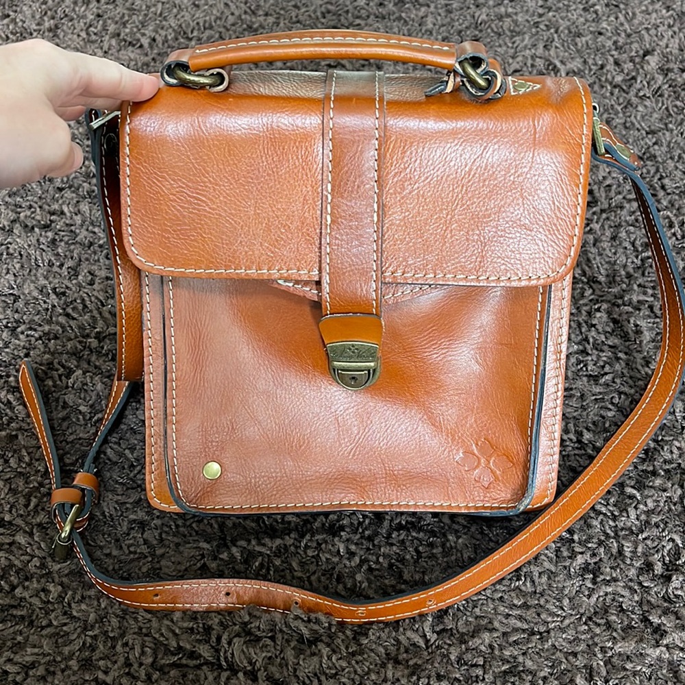 Patricia Nash Leather Messenger Crossbody